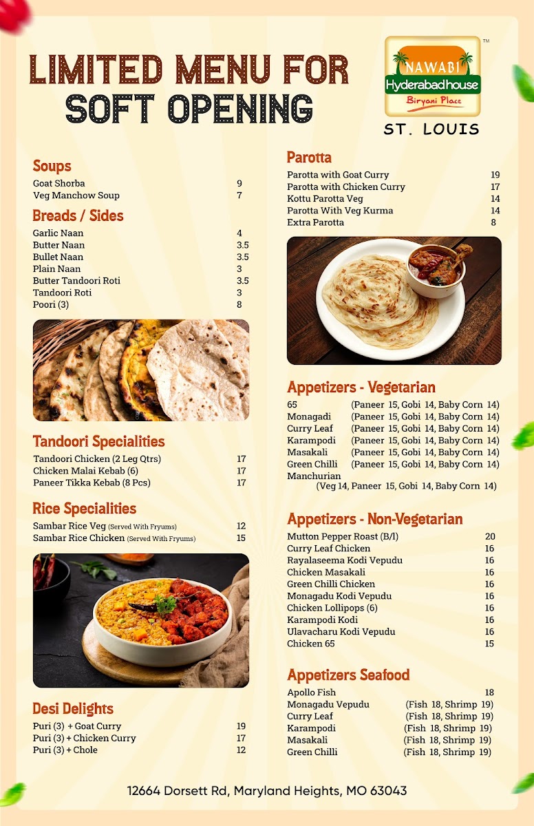 Nawabi Hyderabad House ST.Louis Menu - Image 3